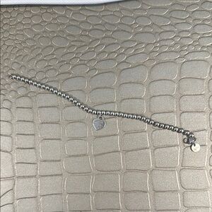 Tiffany and co Silver Beaded Bracelet